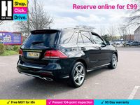 Used Mercedes GLE250 AMG line 204 HP (150 kW) 2017 Black Estate