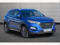 Used Hyundai Tucson Premium 129 HP (94 kW) 2018 Blue SUV