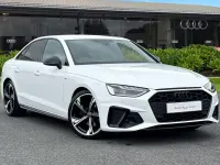 Used Audi A4 Black Edition 163 HP (119 kW) 2022 White Sedan