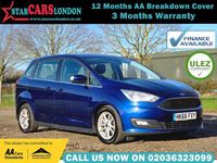 Used Ford Grand C-Max Zetec 120 HP (88 kW) 2016 Blue MPV