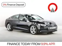 Used Audi A5 Sportback S-Line 150 HP (110 kW) 2019 Black Hatchback