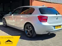 Used BMW 118 Sport Line 143 HP (105 kW) 2014 Silver Hatchback