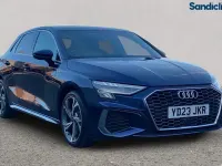 Used Audi A3 Sportback S-Line 110 HP (80 kW) 2023 Blue Hatchback