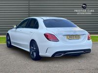 Used Mercedes C200 AMG line 158 HP (116 kW) 2019 White Sedan
