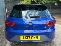 Used Seat Leon FR 125 HP (91 kW) 2017 Blue Hatchback