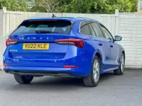 Used Skoda Octavia SE L 150 HP (110 kW) 2022 Blue Estate