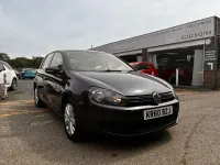 Used VW Golf VI SE 105 HP (77 kW) 2010 Blue Hatchback