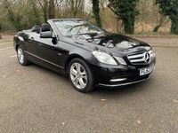 Used Mercedes E220 SE 170 HP (125 kW) 2012 Black Cabriolet