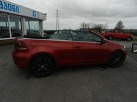 Used VW Golf Cabriolet SE 105 HP (77 kW) 2012 Red Cabriolet