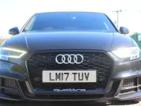 Used Audi A3 Black Edition 190 HP (139 kW) 2017 Black Sedan