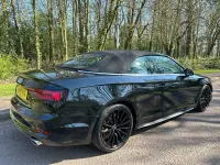 Used Audi A5 Cabriolet S-Line 252 HP (185 kW) 2017 Black Cabriolet