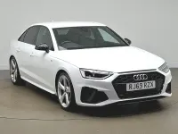 Używany Audi A4 Black Edition 163 KM (119 kW) 2020 Biały Sedan/Limuzyna