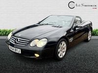 Used Mercedes SL350 245 HP (180 kW) 2004 Black Cabriolet