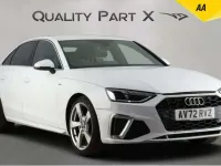 Używany Audi A4 S-Line 150 KM (110 kW) 2022 Biały Sedan/Limuzyna