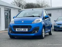 Used Peugeot 107 Active 68 HP (50 kW) 2013 Blue Hatchback