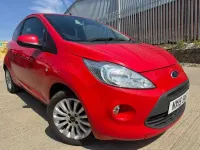 Used Ford Ka Zetec 69 HP (50 kW) 2015 Red Hatchback