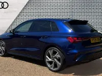 Used Audi A3 Black Edition 150 HP (110 kW) 2025 Blue Hatchback