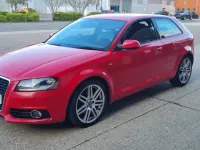 Begagnad Audi A3 S-Line 2011 Röd Halvkombi