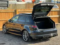 Begagnad Audi S3 Sportback Advanced 300 HK (220 kW) 2014 Svart Halvkombi