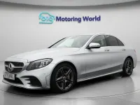 Used Mercedes C220 AMG line 194 HP (142 kW) 2019 Silver Sedan