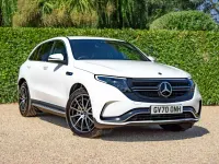 Used Mercedes EQC400 AMG line 300 kW (408 HP) 2020 White SUV