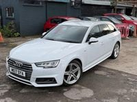 Used Audi A4 S-Line 2017 White Estate