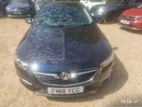 Used Vauxhall Insignia Elite 110 HP (80 kW) 2018 Blue Hatchback