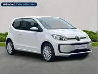 Begagnad VW up! move up! 60 HK (44 kW) 2019 Vit Halvkombi