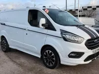 Käytetty Ford Transit Custom Sport 170 HP (125 kW) 2023 Valkoinen Van