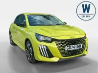 Used Peugeot 208 Allure 100 HP (73 kW) 2025 Yellow Hatchback