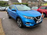 Used Nissan Qashqai N-Connecta 115 HP (84 kW) 2018 Blue SUV