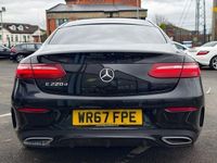 Used Mercedes E220 AMG Line Premium 194 HP (142 kW) 2018 Black Coupe