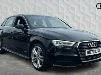 Used Audi A3 Sportback S-Line 150 HP (110 kW) 2020 Brilliant black Hatchback