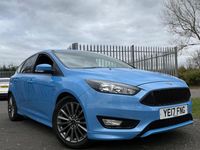 Used Ford Focus ST-Line 125 HP (91 kW) 2017 Blue Hatchback