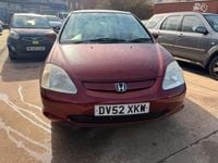 Used Honda Civic SE 108 HP (79 kW) 2002 Red Hatchback