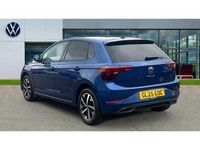 Used VW Polo Match 95 HP (69 kW) 2025 Blue Hatchback