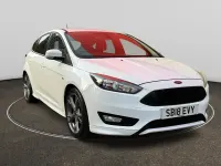 Gebraucht Ford Focus ST-Line X 140 PS (102 kW) 2018 Weiß Kleinwagen