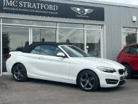 Begagnad BMW 218 Sport Line 150 HK (110 kW) 2016 Vit Cab