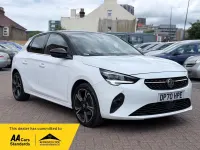 Used Vauxhall Corsa Elite 100 HP (73 kW) 2020 White Hatchback