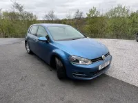 Used VW Golf VII Match 122 HP (89 kW) 2015 Blue Hatchback