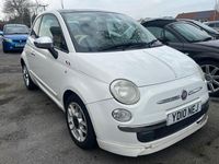 Used Fiat 500 Lounge 69 HP (50 kW) 2010 White Hatchback
