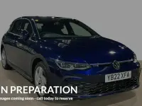 Used VW Golf VIII GTE 245 HP (180 kW) 2022 Blue Hatchback