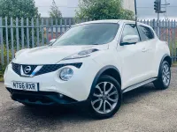 Used Nissan Juke Tekna 110 HP (80 kW) 2016 White SUV
