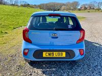 Used Kia Picanto 84 HP (61 kW) 2019 Blue Hatchback