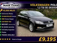 Used VW Polo SE 2015 Black Hatchback
