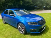 Used Skoda Octavia vRS 150 HP (110 kW) 2014 Blue Hatchback