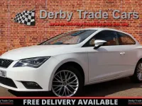 Used Seat Leon SE Technology 110 HP (80 kW) 2015 White Hatchback