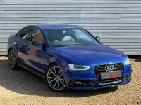 Used Audi A4 Black Edition 150 HP (110 kW) 2015 Blue Sedan
