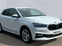 Used Skoda Fabia SE L 116 HP (85 kW) 2026 Moon white metallic Hatchback