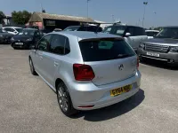 Used VW Polo Design 90 HP (66 kW) 2014 Silver Hatchback